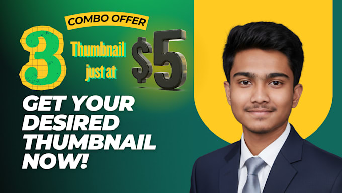 design a eyecatching youtube thumbnail using canva pro