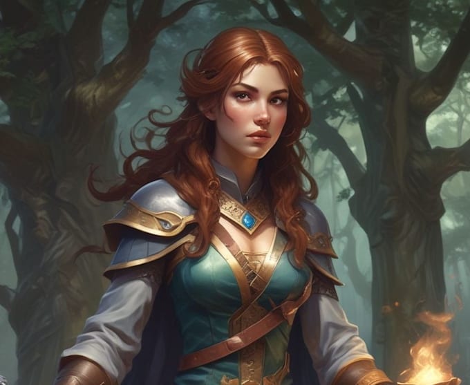 dnd character art and dnd character art