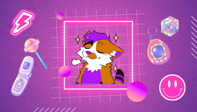 do unique furry themed name card for you