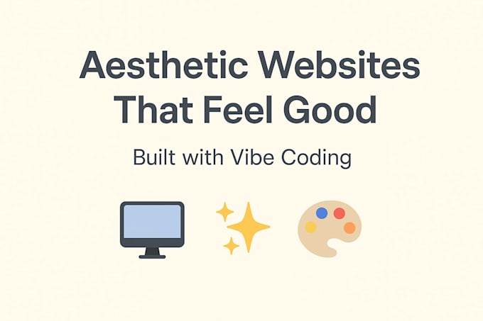 create modern and aesthetic websites with clean vibe coding