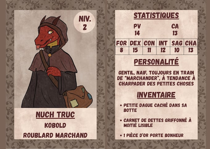 create a character for your roleplay campaign