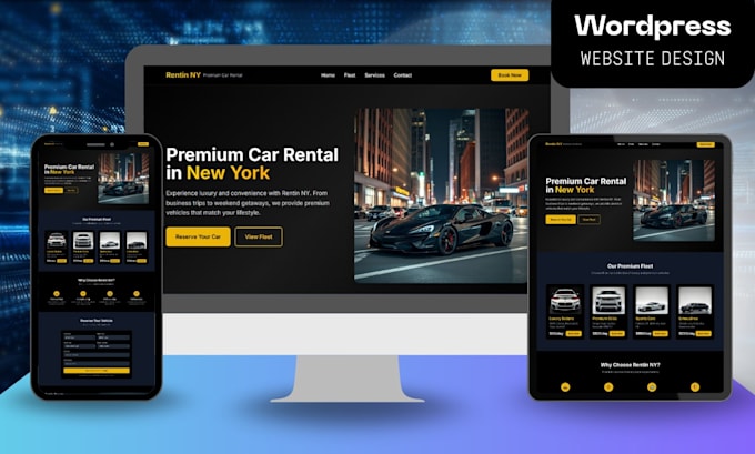 design fast wordpress website, landing page, ai website