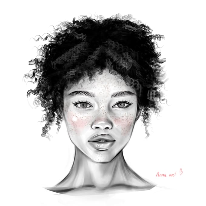 draw a realistic sketch portrait from your photo