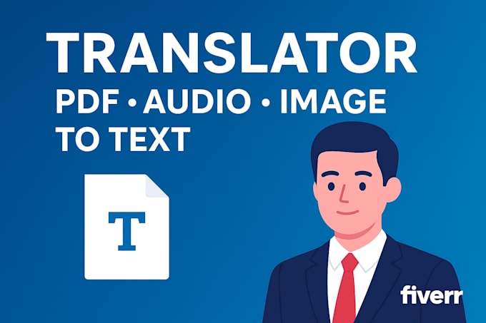 translate and convert PDF, image, or audio to text