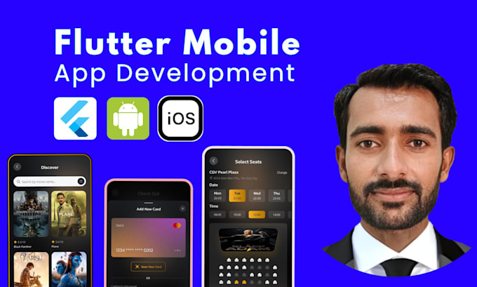 be expert flutter developer for ios and android mobile app