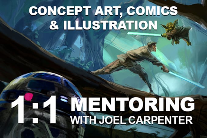mentor you 1 on 1 in character design, concept art or comics