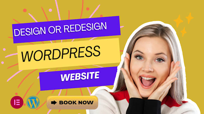build a creative and responsive website using wordpress