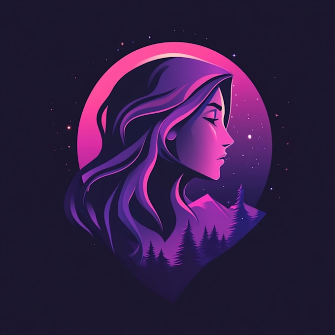create fantasy game logo and branding