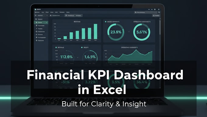 design a professional financial KPI dashboard in excel