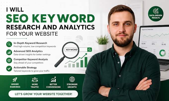 seo keyword research and analytics for your website