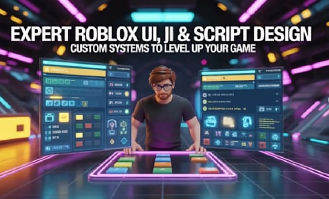 Create roblox ui roblox ux roblox gui roblox ugc game ui ux design by ...