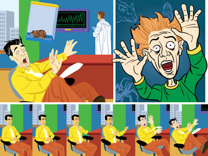 create a professional flat color vector illustration