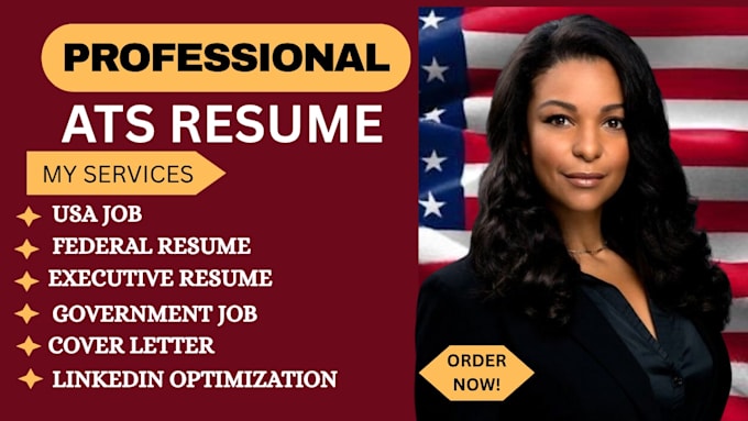Write a professional federal resume for usajobs and government roles by ...