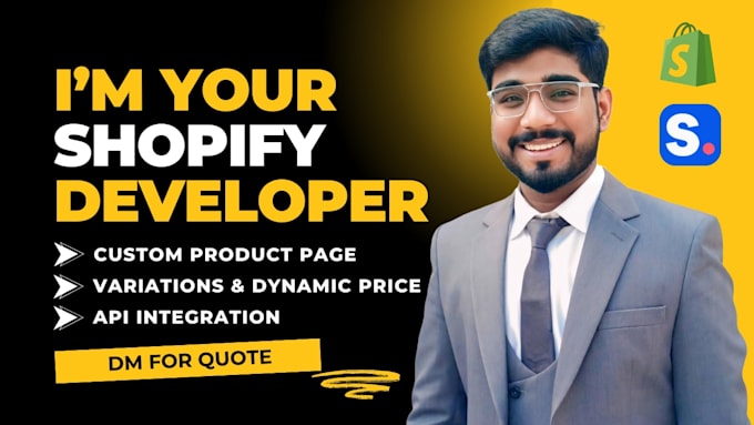 do a custom shopify product page with dynamic and advanced variations