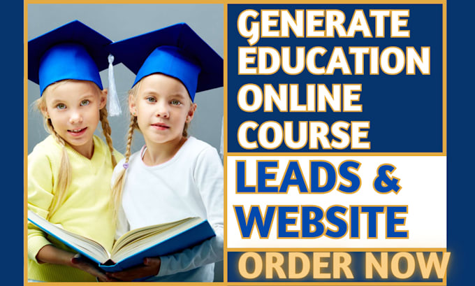 generate education, online course leads, build education wordpress website