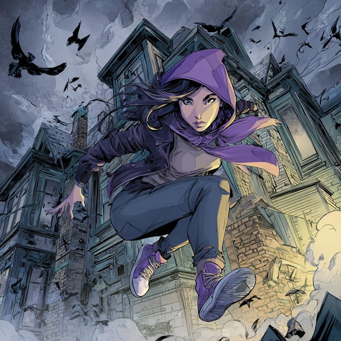 design comic book illustration with comic book illustrator