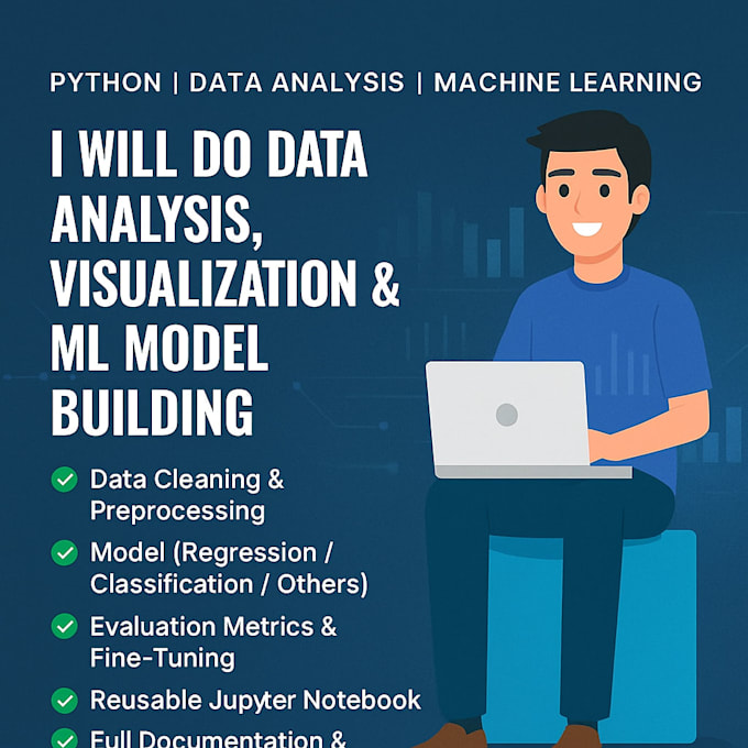 do python data analysis, visualization, and ml model