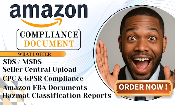 Criar documentos de conformidade amazon fba, sds, msds, cpc e gpsr para ...