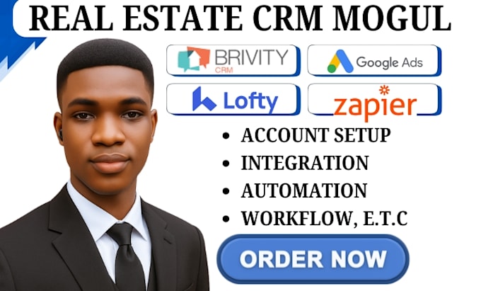 integrate brivity google ads lofty crm zapier lead tagging salesforce automation
