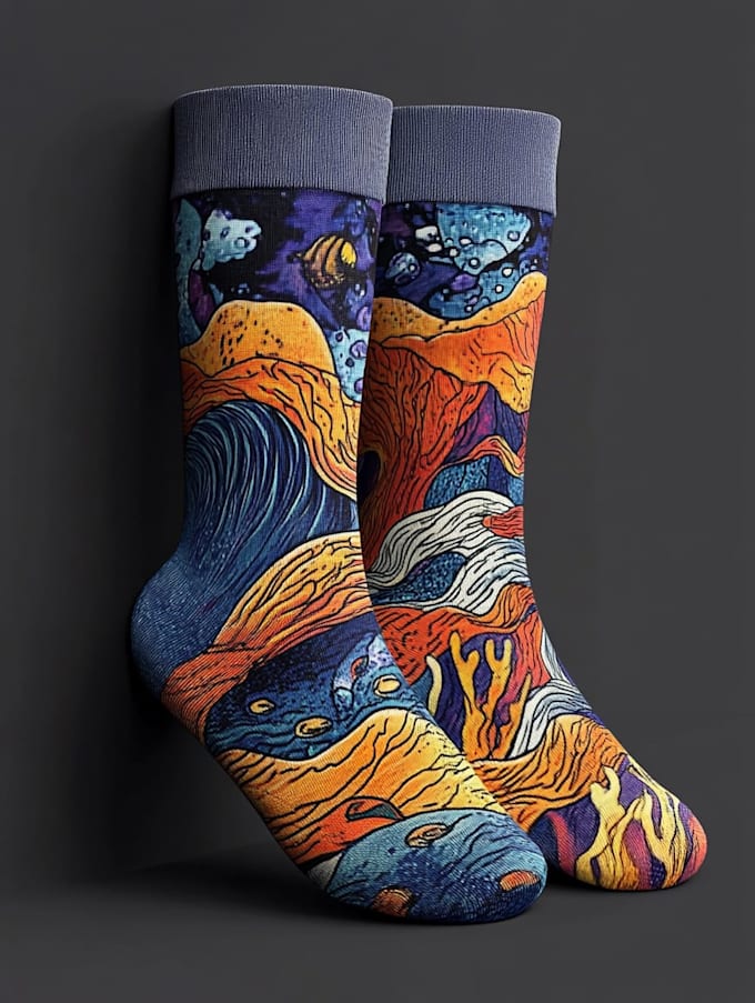 design unique socks design and custom socks