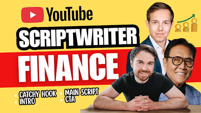 do script writing for finance channel youtube videos