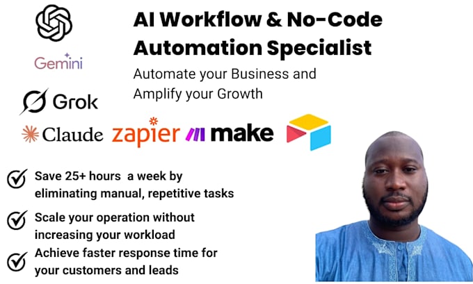 set up zapier  make com ai workflow automations