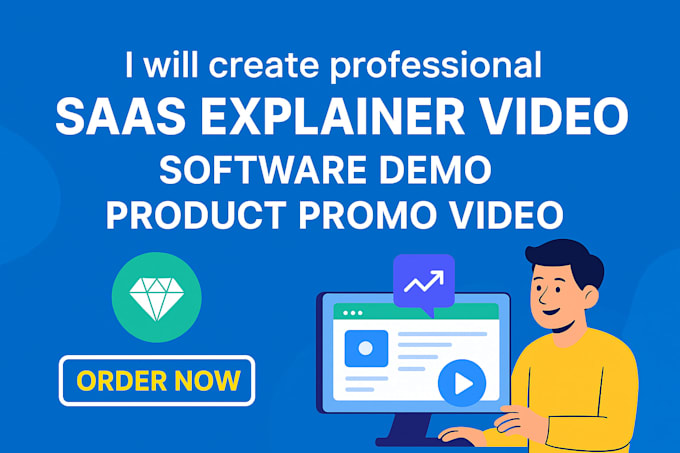 create saas explainer video, software explainer product demo, promo video, demo