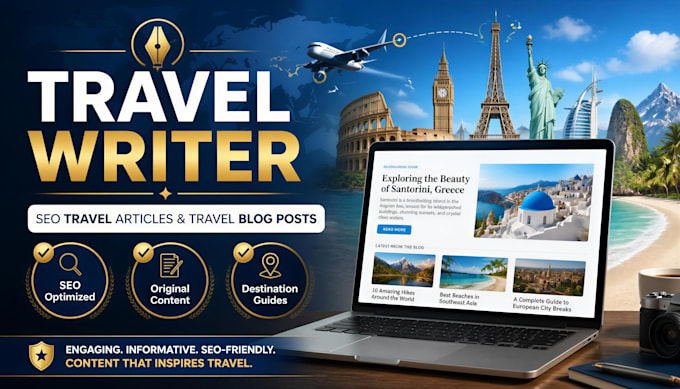 be your travel writer for travel articles and travel blogs