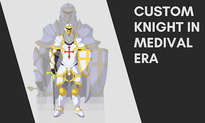 draw you knight in medival era