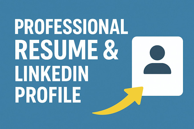 create a modern and professional resume and linkedin profile