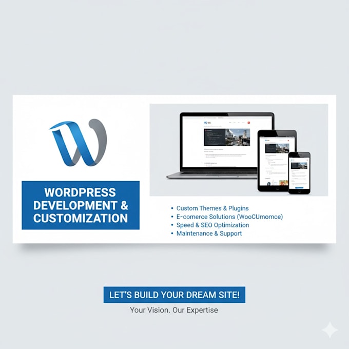 create responsive wordpress website design and development