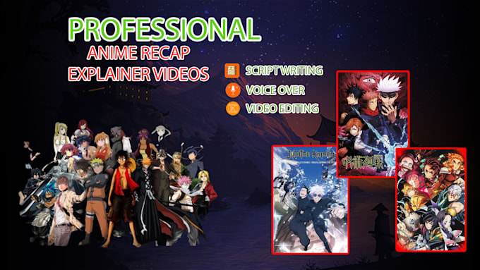 edit professional anime explainer videos with cinematic effects and story