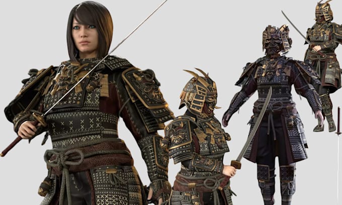 do 3d character model, action figure, miniature and  anime model for 3d printing