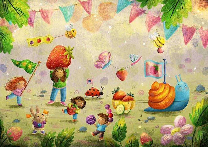 children book illustration and children book design