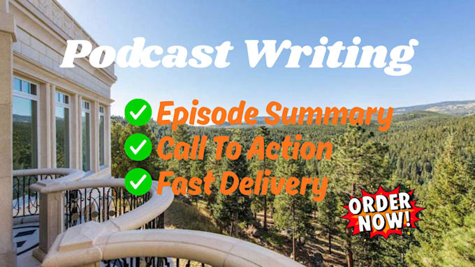 write your podcast show notes