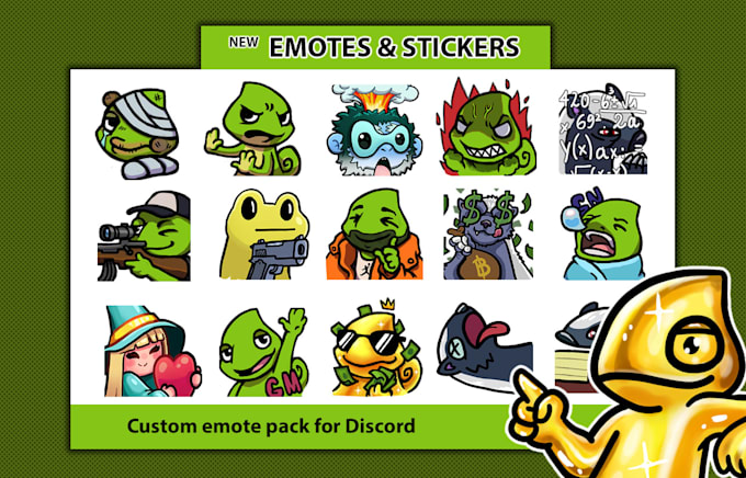 make custom emotes and badges for streaming and discord