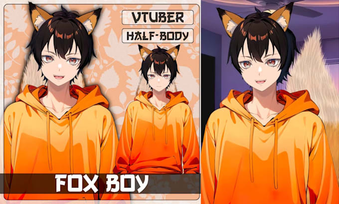 design and rig live 2d vtuber model and 3d vtuber vrchat avatar in vtube studio