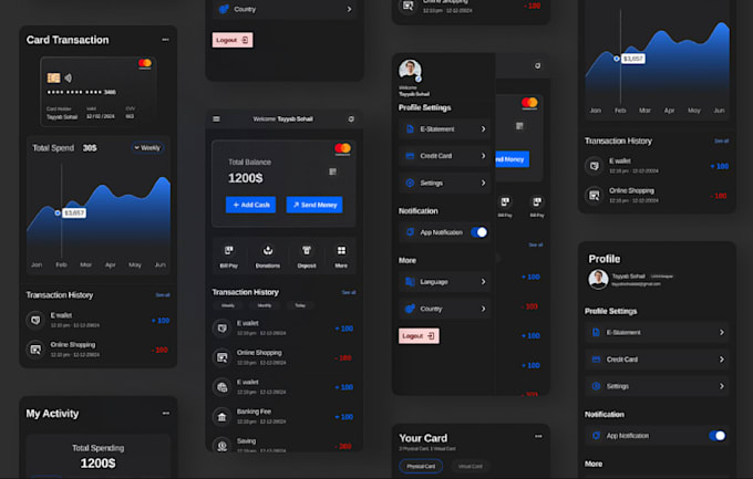 develop payment app, fintech app, blockchain trading app, crypto wallet app