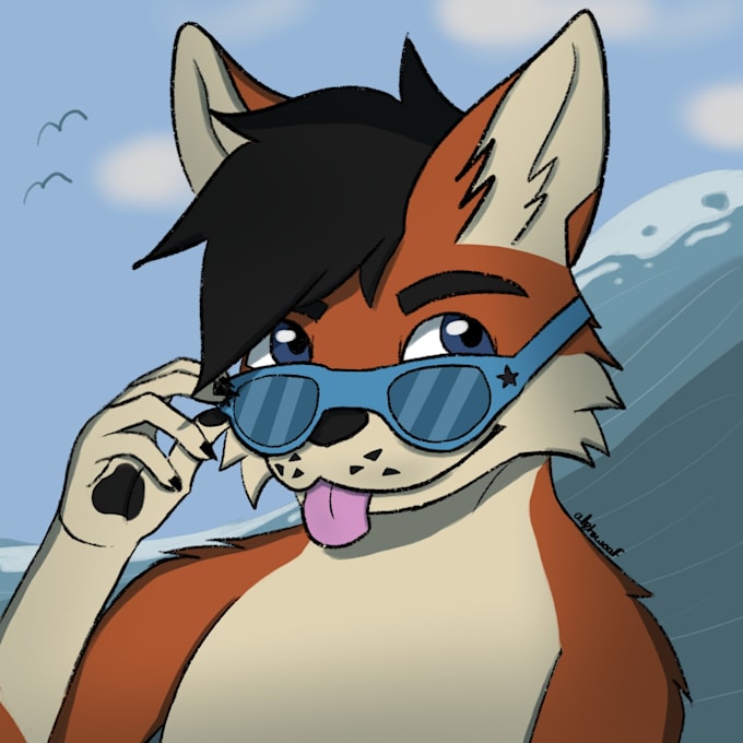 draw sfw furry illustrations for you