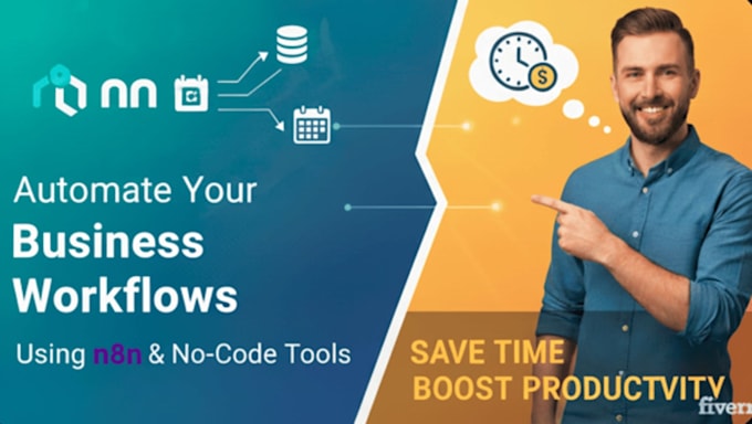 automate your business workflows using n8n and no code tools