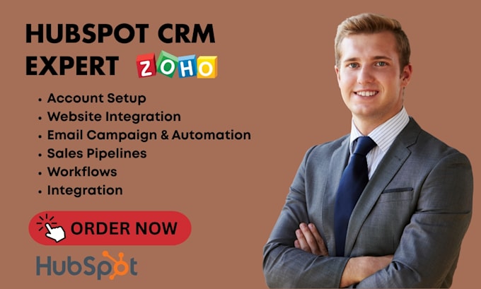 Hubspot crm zoho crm setup hubspot expert zoho hubspot automation zoho ...