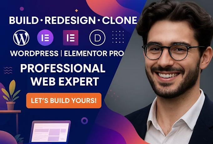 design redesign clonewordpress cheap website elementor divi theme divi builder