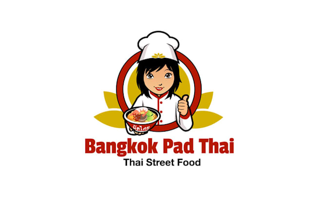 make thai noodle bar logo for bangkok pad thai