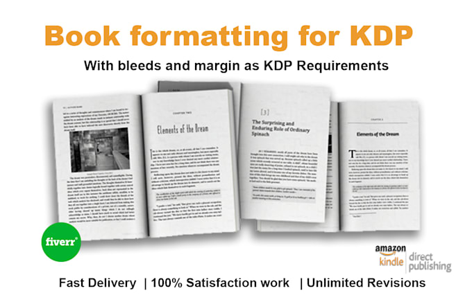 book formatting for kdp with bleeds and margin
