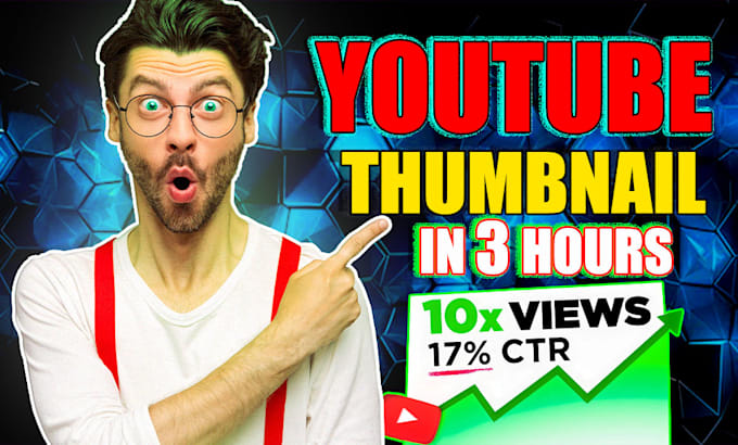 design clickbait youtube thumbnail