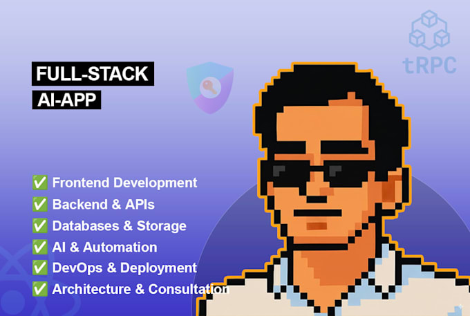 create full stack ai application and saas product