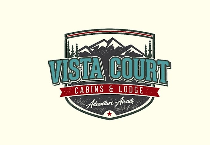 design upscale rustic mountain boutique logo