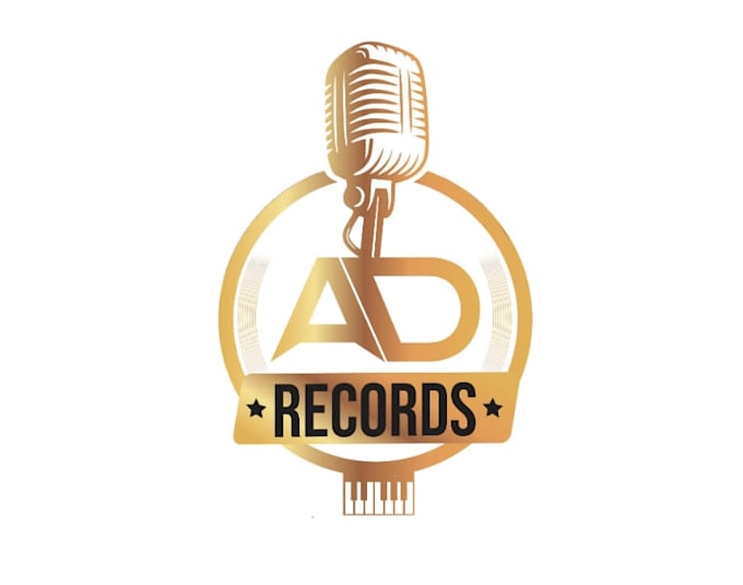do creative music producer or recording studio logo