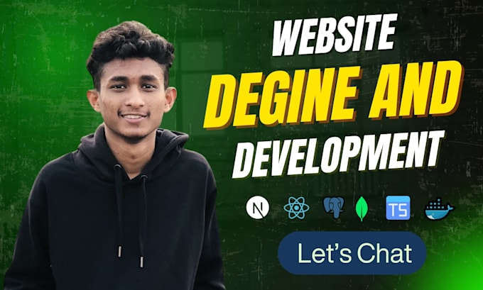 develop custom ai website as full stack, front end and backend