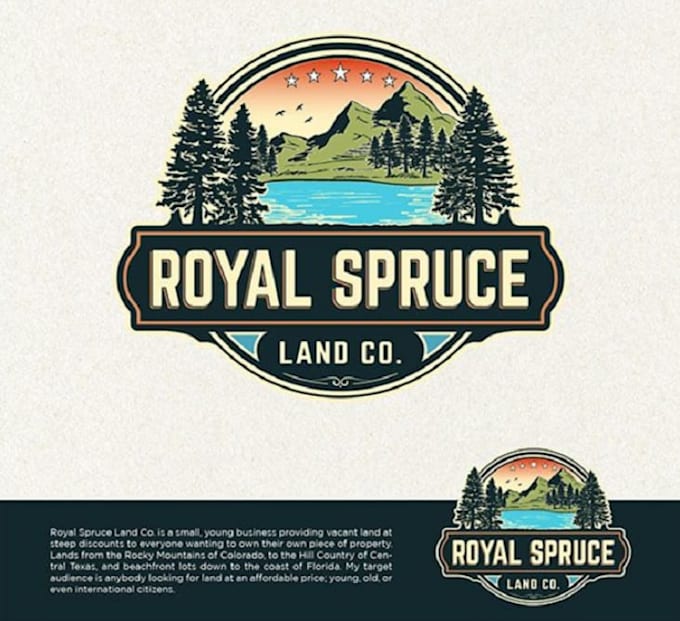 do professional vintage farm logo design